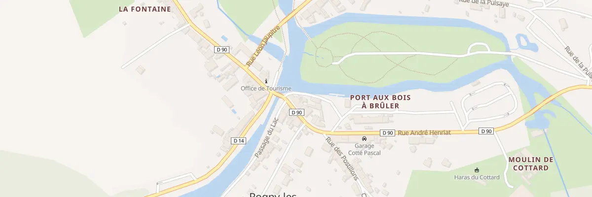 Plan du 1B Rue André Henriat à Rogny-les-Sept-Écluses