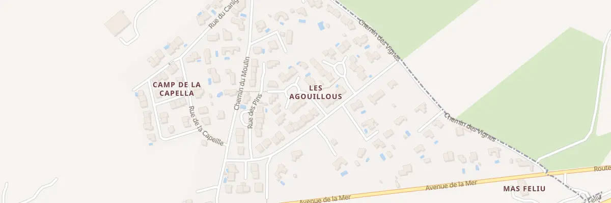 Plan du 1 Rue des Lauriers à Montesquieu-des-Albères