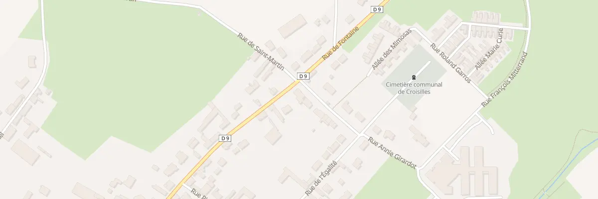 Plan du 29 Rue de l’Egalité à Croisilles