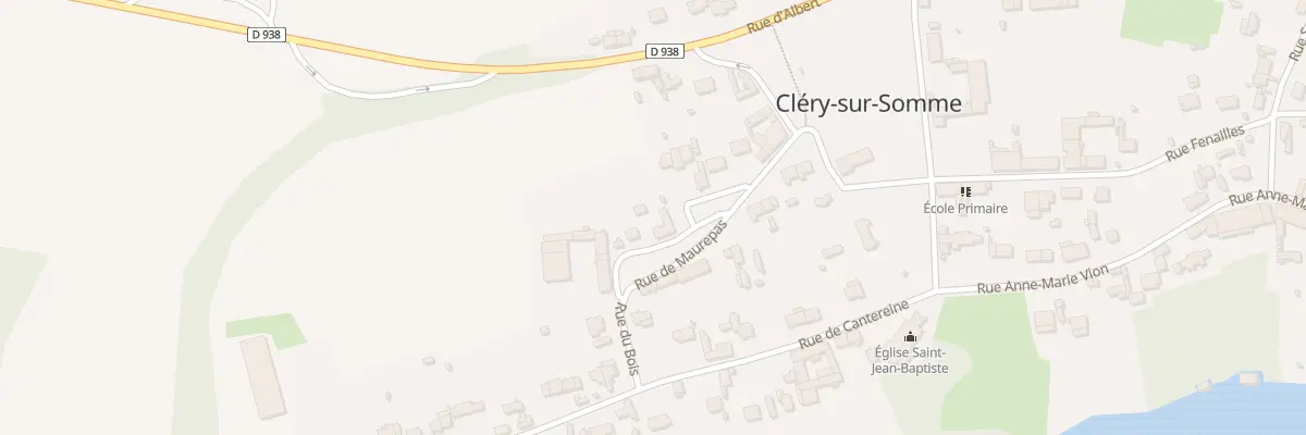 Plan du 118 Rue de Maurepas à Cléry-sur-Somme