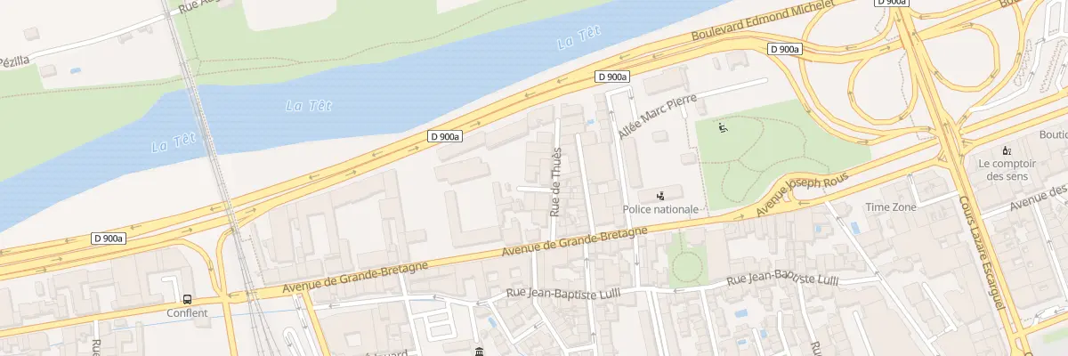 Plan du 5B Rue de Thuès à Perpignan