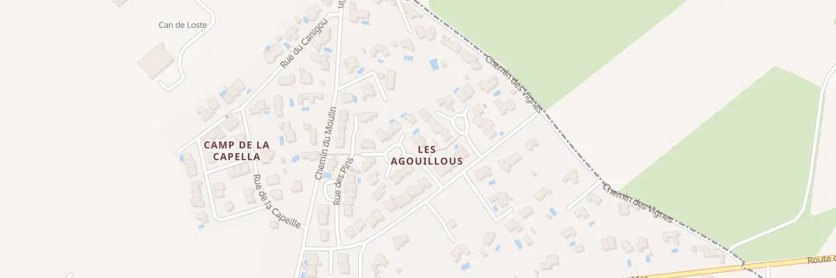 Plan du 2 Pla des Muriers à Montesquieu-des-Albères