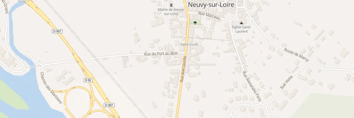 Plan du 36 Rue Jean Jaurès à Neuvy-sur-Loire