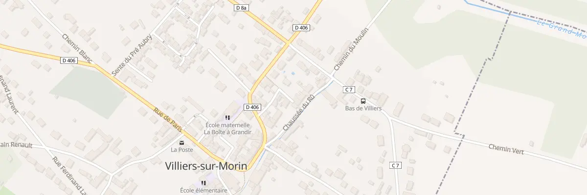 Plan du 11 Vc du Rû à Villiers-sur-Morin