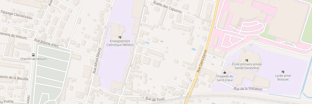 Plan du 66 Rue de Chaage à Meaux