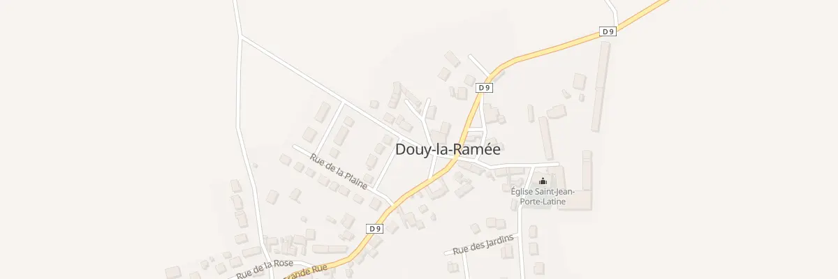 Plan du 9001 Rue du Sac à Douy-la-Ramée