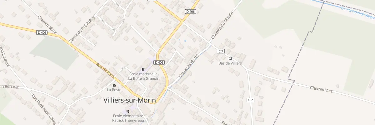 Plan du 9 Vc du Rû à Villiers-sur-Morin