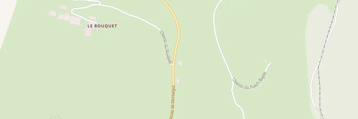 Plan du 5069E Le Rouquet à Gissac