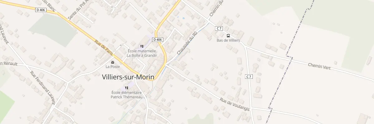 Plan du 12 Vc du Rû à Villiers-sur-Morin