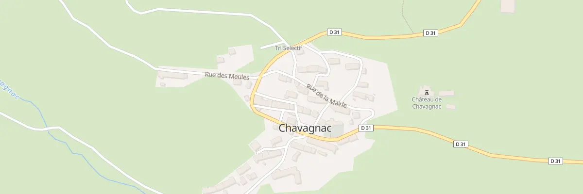 Plan du 11 Rue des Forgerons à Chavagnac