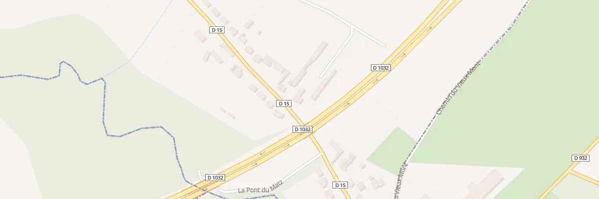 Plan du 14 Rue du Pont du Matz à Machemont