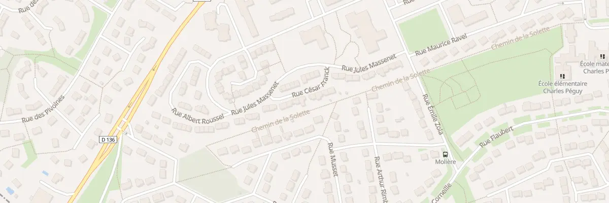 Plan du 8 Rue César Franck à Crépy-en-Valois