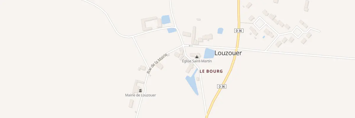 Plan du 232 Rue de la Mairie à Louzouer