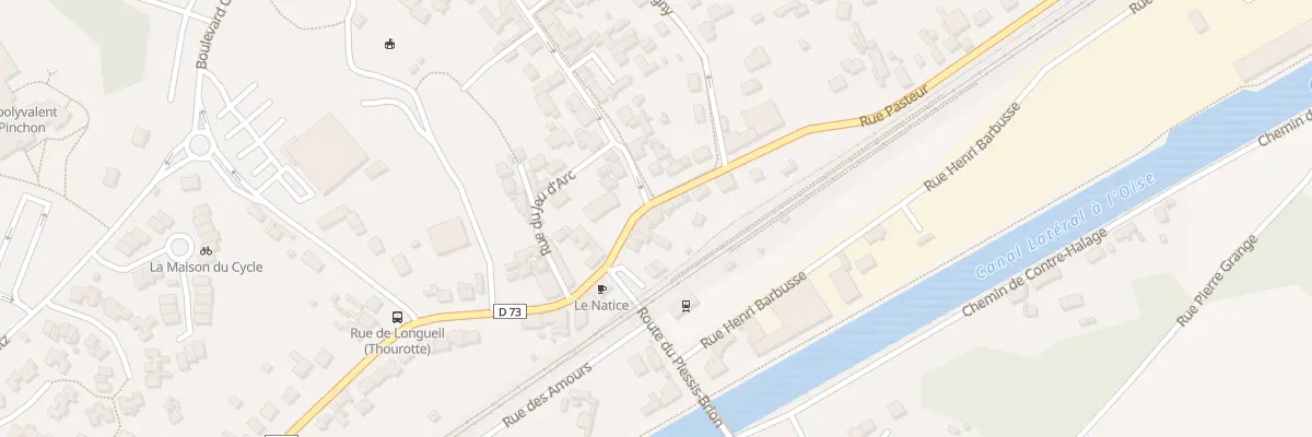 Plan du 12 Rue de la République à Thourotte