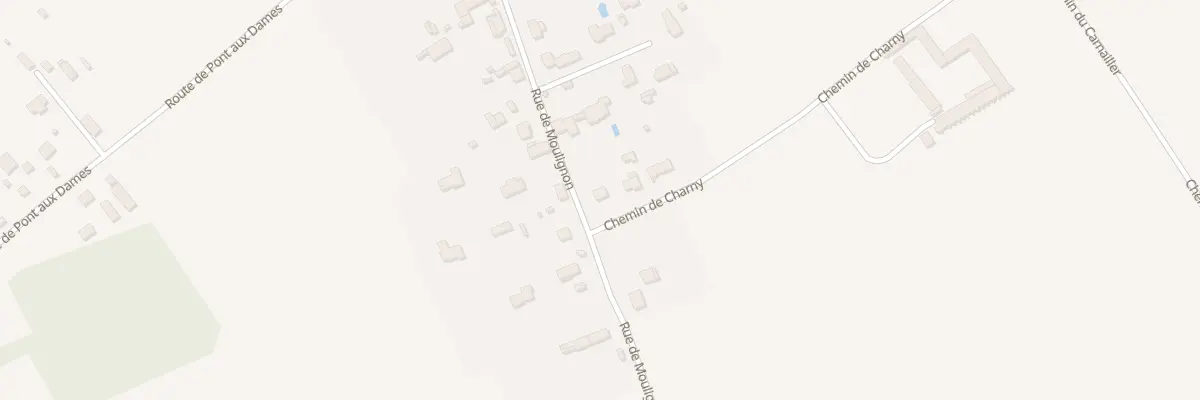 Plan du 1 Che de Charny à Quincy-Voisins
