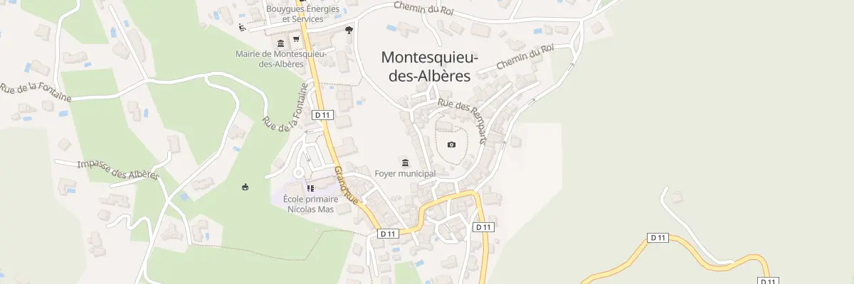 Plan du 5 Rue des Porches à Montesquieu-des-Albères