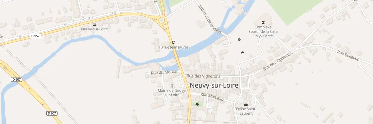 Plan du 5 Rue Jean Jaurès à Neuvy-sur-Loire