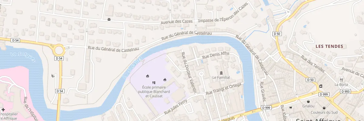 Plan du 15 Rue du Doc Valentin à Saint-Affrique