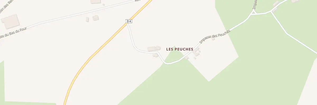 Plan du 5055 Les Peuches à Beaune-d’Allier