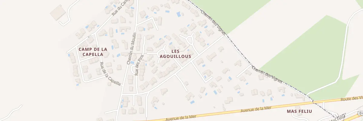 Plan du 2 Rue des Lauriers à Montesquieu-des-Albères