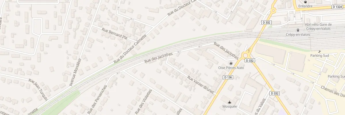 Plan du 11 Rue Vanier-brunet à Crépy-en-Valois