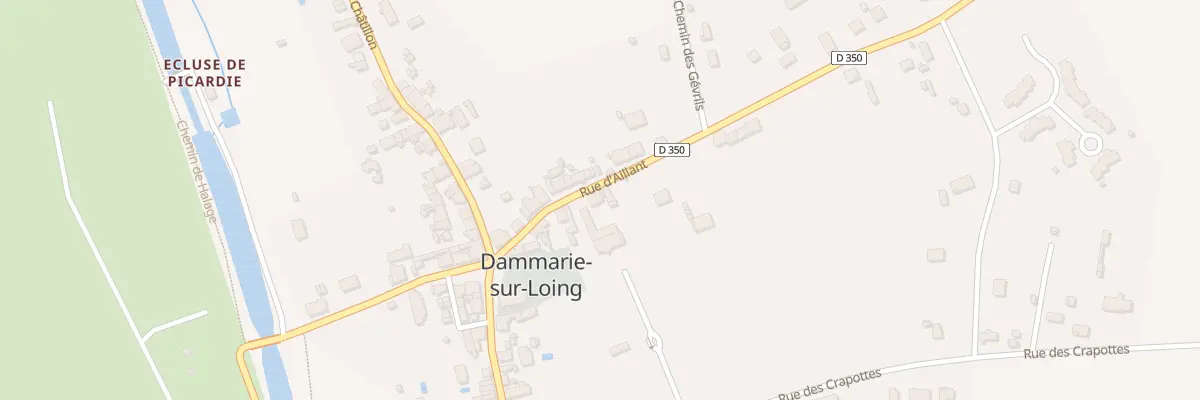Plan du 12 Rue d’Aillant à Dammarie-sur-Loing