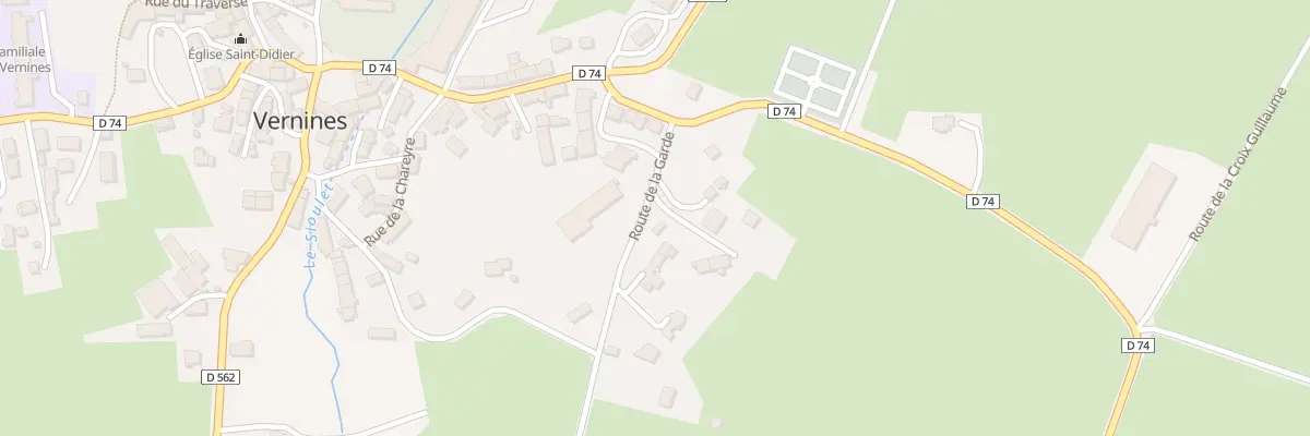 Plan du 5289 Bourg de Vernines à Vernines