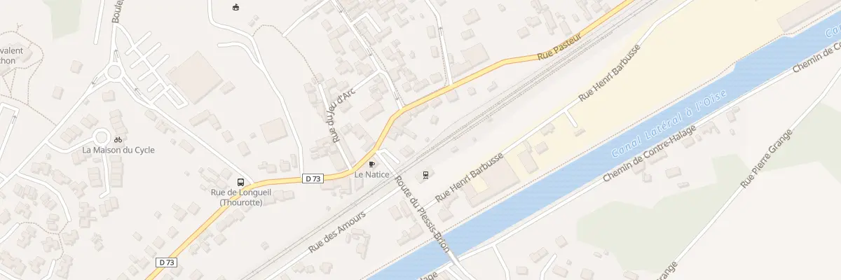 Plan du 4 Rue de la République à Thourotte