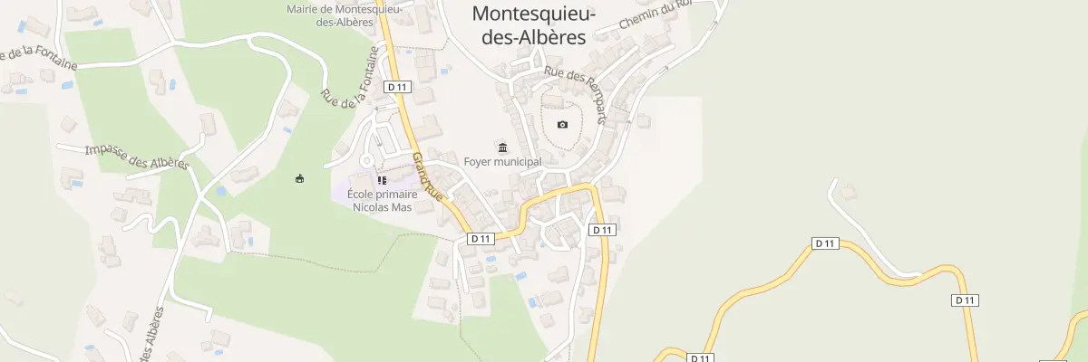 Plan du 5002 Pl de la Republique à Montesquieu-des-Albères