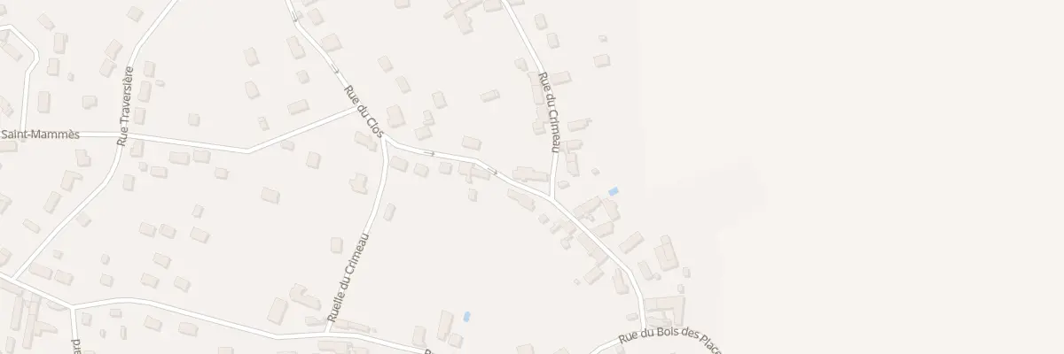 Plan du 2 Rue du Clos à Égreville