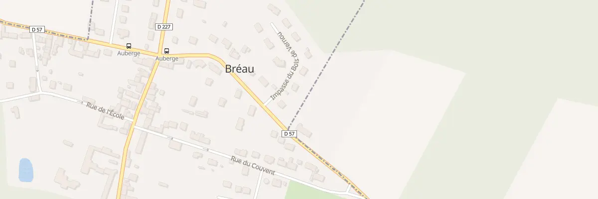 Plan du 2 Imp du Bois de Vernou à Bréau
