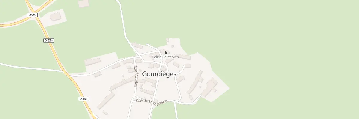 Plan du 13 Rue du 19 Mars 1962 à Gourdièges