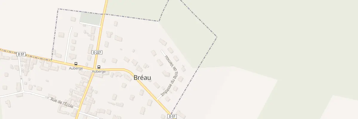 Plan du 8 Imp du Bois de Vernou à Bréau