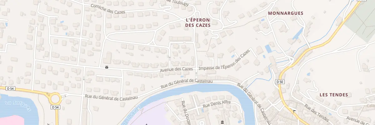 Plan du 4 Av des Cazes à Saint-Affrique