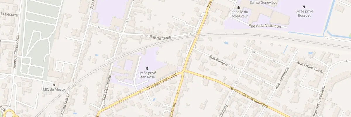 Plan du 41 Rue Saint Faron à Meaux