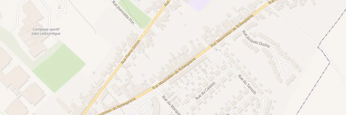 Plan du 49 Rue Robespierre à Méricourt