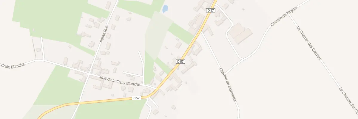 Plan du 92 Gr Grande Rue à Thiescourt
