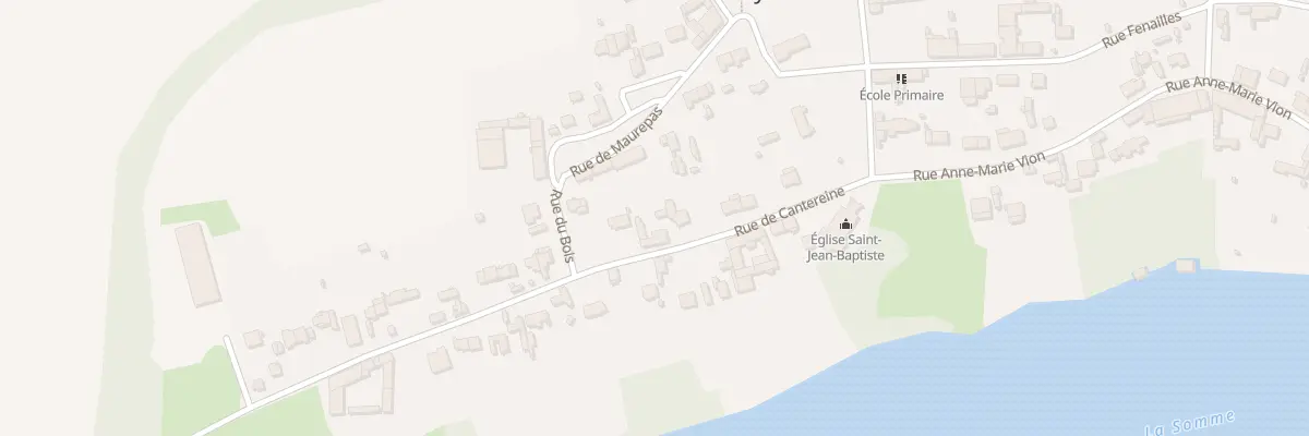 Plan du 89 Rue de Cantêreine à Cléry-sur-Somme