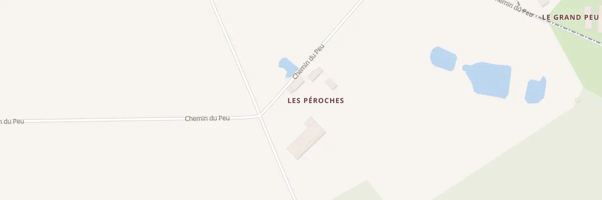 Plan du 5178 Les Peroches à Yzeure