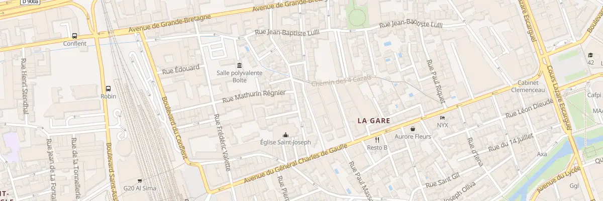 Plan du 16 Rue Joseph Cabrit à Perpignan