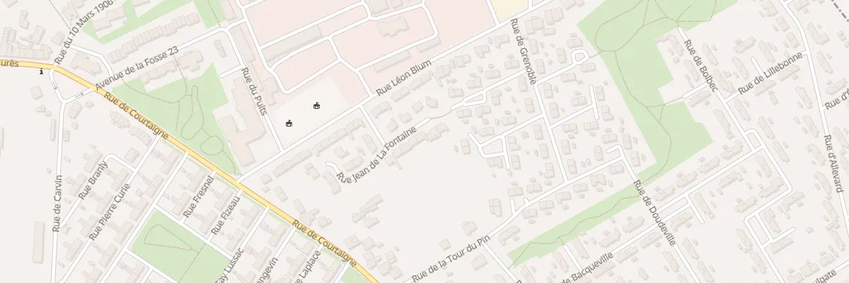 Plan du 13 Rue La Fontaine à Noyelles-sous-Lens