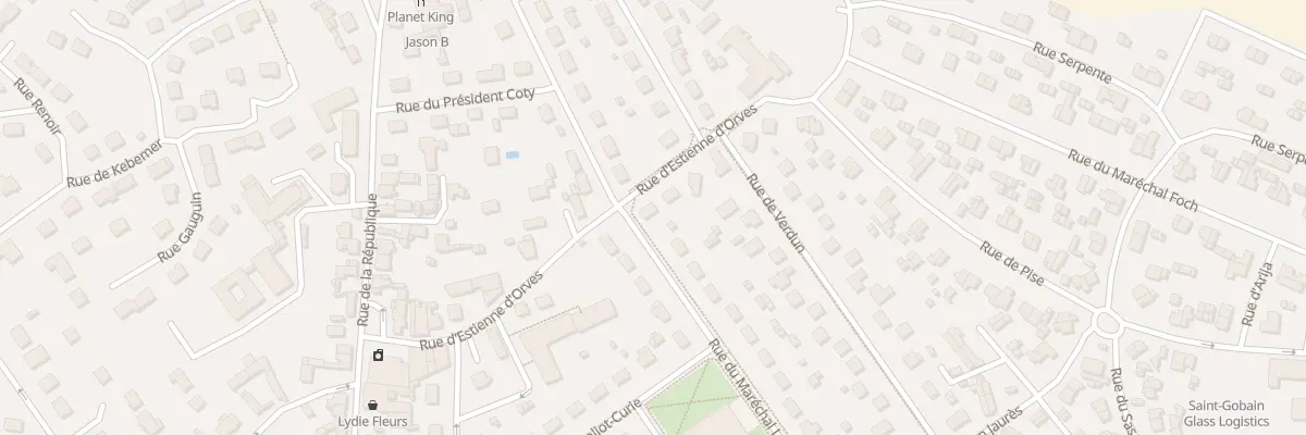 Plan du 10 Rue d’Estienne d’Orves à Thourotte