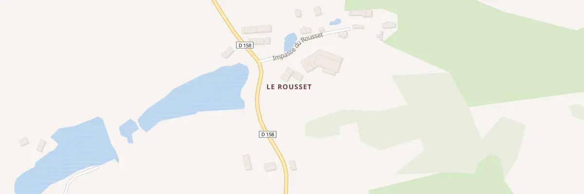 Plan du 5118 Le Rousset à Beaune-d’Allier