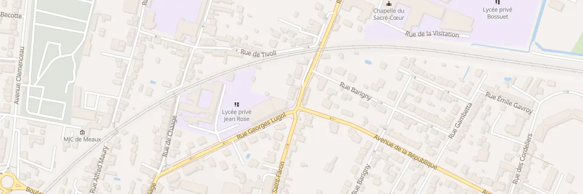 Plan du 39 Rue Saint Faron à Meaux