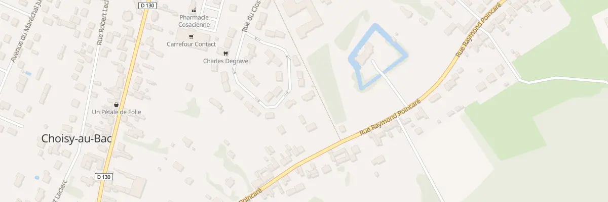 Plan du 311 Rue Raymond Poincaré à Choisy-au-Bac