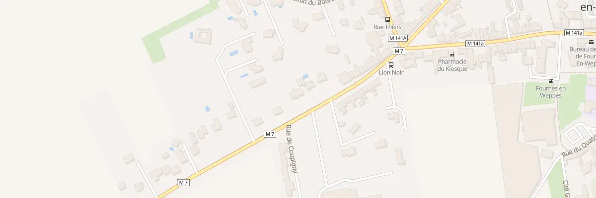 Plan du 701 Rue Faidherbe à Fournes-en-Weppes