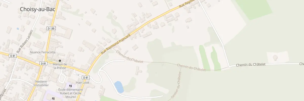 Plan du 200 Rue Raymond Poincaré à Choisy-au-Bac
