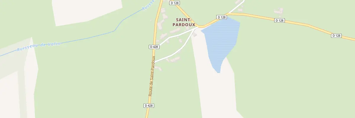 Plan du 2988 Rte de Saint Pardoux à Theneuille
