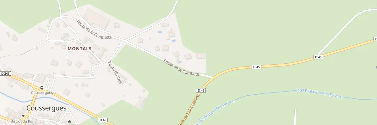 Plan du 5217 Tras Montals à Palmas d’Aveyron