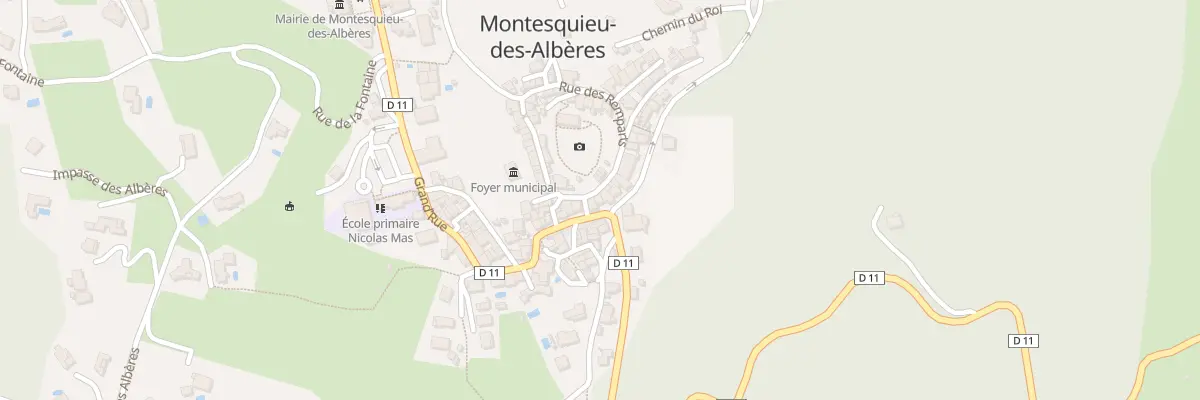 Plan du 5001 Rue des Remparts à Montesquieu-des-Albères